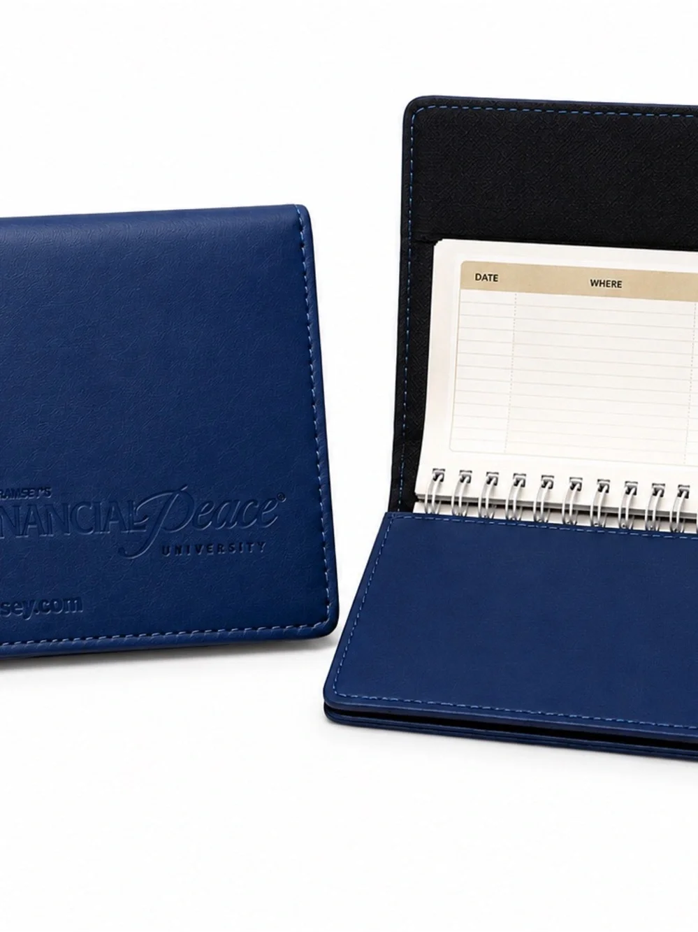 Dave Ramsey Financial Peace University Cash Envelope Wallet Blue Budget System